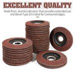 40 PCS 4.5" Flap Discs for Angle Grinder