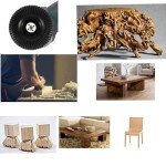 4-Inch Wood Carving Disc for Angle Grinders