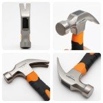8oz Magnetic Claw Hammer for Camping & Home