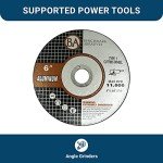 6" Aluminum Cutting Wheel for Angle Grinders - 250 Pack
