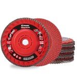 EZARC 40 Grit Flap Discs for Metalwork (5 Pack)