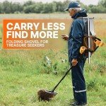 CKG Adjustable Stainless Steel Shovel for Metal Detecting