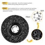 10 Pack 4.5" Angle Grinder Strip Discs