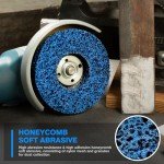 MIDO 4.5” Abrasive Strip Discs for Angle Grinder