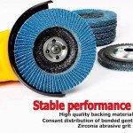 10-Pack 4.5" High Density Zirconia Flap Discs