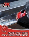 EZARC 40 Grit Flap Discs for Metalwork (5 Pack)