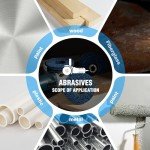 MIDO 4.5” Abrasive Strip Discs for Angle Grinder