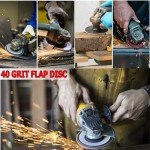 10-Pack 4.5" High Density Zirconia Flap Discs