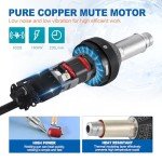 1600W Hot Air Plastic Welder Kit with Nozzles