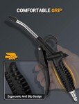 High Flow Air Blow Gun with Rubber Guard