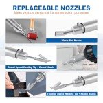 1600W Hot Air Plastic Welder Kit with Nozzles