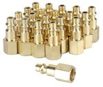 YOTOO 20-Piece Steel Air Plug Fitting Set