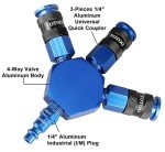 YOTOO 3-Way Air Splitter with Quick Connects