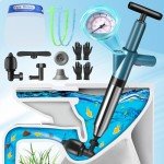 High Pressure Toilet Plunger with Visual Barometer