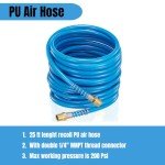 Air Accessory Kit with Coiled Hose and Tools