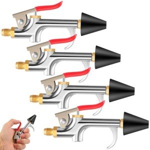 4 Pcs Brass Nozzle Set for Air Compressors