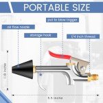 Honoson 4-Pack Brass Air Compressor Nozzles