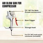 Air Accessory Kit with Coiled Hose and Tools