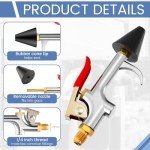 Honoson 4-Pack Brass Air Compressor Nozzles