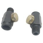 Adjustable Brass In-Line Air Flow Regulators (2 Pcs)