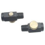 Adjustable Brass In-Line Air Flow Regulators (2 Pcs)