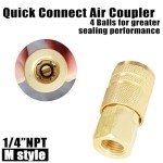 Universal Air Hose Fittings Kit - 5 Pieces