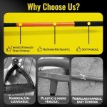 Garden Trench Shovel with Metal Handle, 43.3