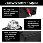 Air Compressor Pressure Regulator with PSI Gauge