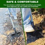 54-Inch Adjustable Snow and Garden Shovel