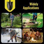 Garden Trench Shovel with Metal Handle, 43.3