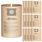 12 Pack Replacement Vacuum Bags for DEWALT Shop Vacs