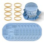 Audvln 8-Pack Reusable Shop Vac Disc Filters