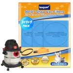 KEEPOW VF2002 Reusable Dry Vacuum Filters (3 Pack)
