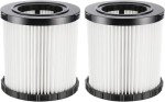 DeWalt DCV5801H/DCV581H HEPA Vacuum Filter 2-Pack