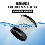 DeWalt DCV5801H/DCV581H HEPA Vacuum Filter 2-Pack