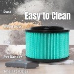 HEPA Filters for Craftsman Wet/Dry Vacs - 4PK