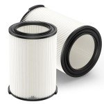 Wet/Dry Vac Replacement Filter 2-Pack for RIDGID