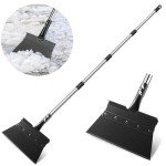 67" Long Handle Flat Shovel and Ice Scraper