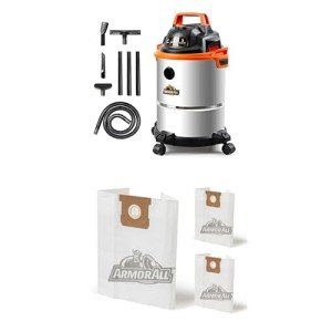 4 Gallon Stainless Steel Wet/Dry Vacuum 3HP