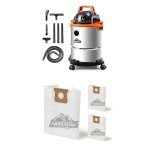 Armor All 4 Gallon Stainless Steel Wet/Dry Vacuum