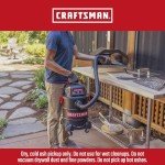 CRAFTSMAN 5 Gallon 7.8 Amp Ash Vacuum Cleaner