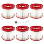 Milwaukee Vacuum HEPA Filter Replacement - 6 Pack