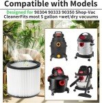 Wingsflying Shop-Vac Compatible Replacement Filter