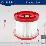 Milwaukee Vacuum HEPA Filter Replacement - 6 Pack