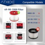 Milwaukee Vacuum HEPA Filter Replacement - 6 Pack