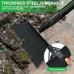 45" Heavy Duty Multifunctional Garden Cleaning Shovel