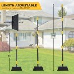 Adjustable Garden Cleaning Shovel with 2 Blades