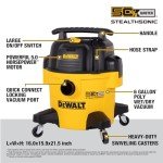 DEWALT 6 Gal Ultra-Quiet Wet/Dry Shop Vacuum