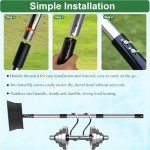 67" Long Handle Flat Shovel and Ice Scraper