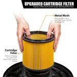Vacmaster Standard Dry Cartridge Filter Pack of 2